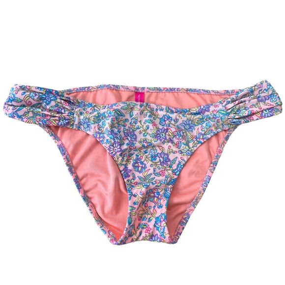 Victoria's Secret Knockout Floral‎ Cheeky Bikini Bottoms Small - Picture 1 of 4
